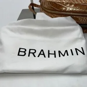 Brahmin | Bags | Brahmin Nola Honey Brown Melbourne Embossed  display picture 3